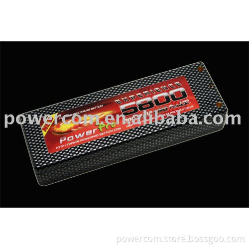 7.4V 5800mAh 30C Hard Case LiPo Pack(New Version)